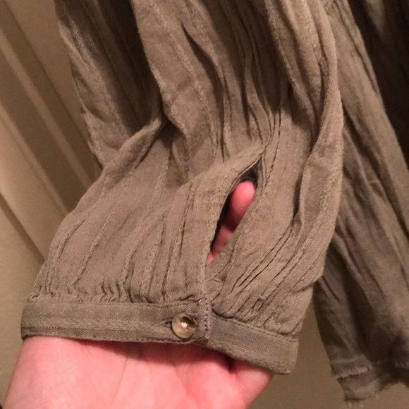 American Eagle long sleeve babydoll top - Picture 4 of 6